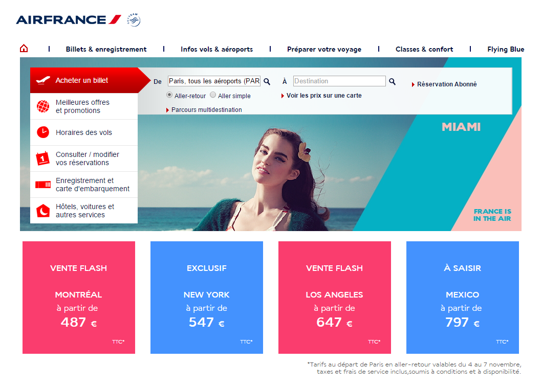 Códigos de descuentos Air France